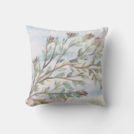 Geverfde lederwijn kussen