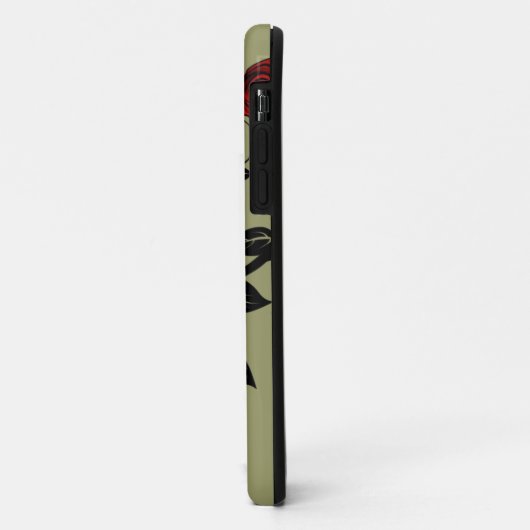 Geverfde Rozen Case-Mate iPhone Case (Achterkant/links)