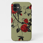 Geverfde Rozen Case-Mate iPhone Case (Achterkant)