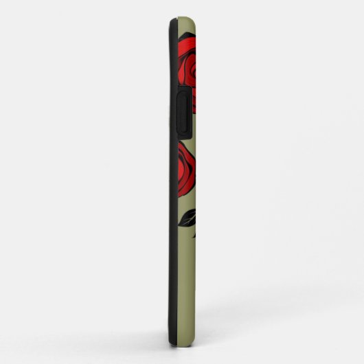 Geverfde Rozen Case-Mate iPhone Case (Achterkant/rechts)