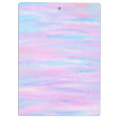 geverfde staven met roze Paars turquoise Klembord (Achterkant)