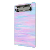 geverfde staven met roze Paars turquoise Mini Klembord (Angled2)