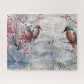 geverfde tandbaarzen en bloemen legpuzzel (Horizontaal)