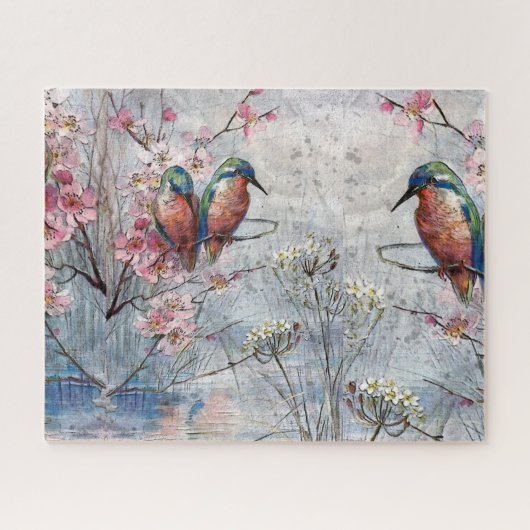  geverfde tandbaarzen en bloemen legpuzzel (Horizontaal)