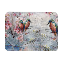  geverfde tandbaarzen en bloemen