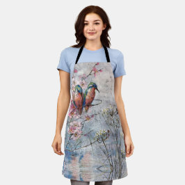  geverfde tandbaarzen en bloemen schort