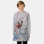  geverfde tandbaarzen en bloemen schort (Gedragen)