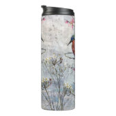 geverfde tandbaarzen en bloemen thermosbeker (Geroteerd rechts)