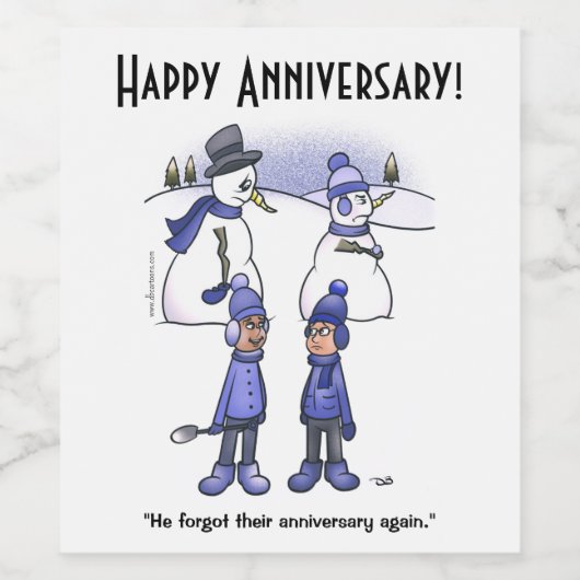 Gevergeet Jubileum Wijn Labels Wijn Etiket (Enkel label)