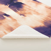 Gevergeten Native American Warriors Uit het versch Sherpa Deken (3/4)