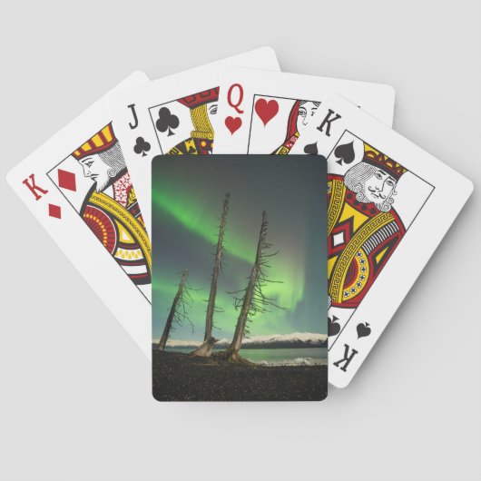 Gevergeten Spruce Aurora Pokerkaarten (Achterkant)