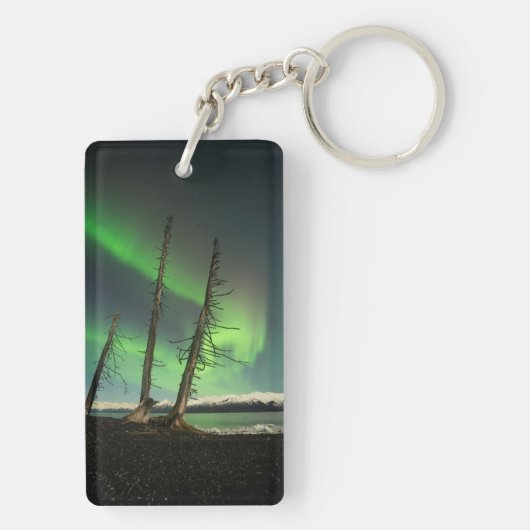 Gevergeten Spruce Aurora Sleutelhanger (achterkant)