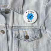 Geverifieerd Echt Ronde Button 5,7 Cm (In situ)