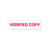 Geverifieerd exemplaar stempel (Design)