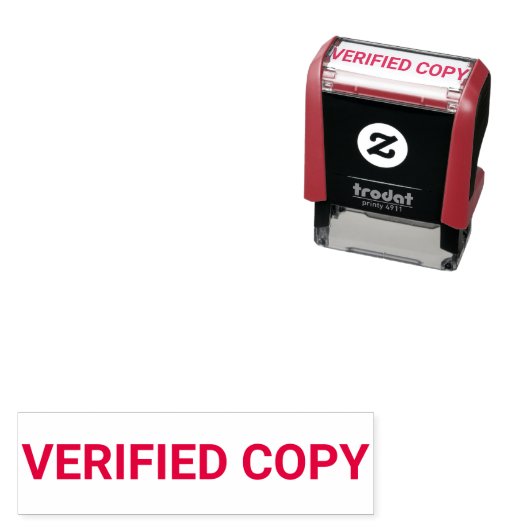 Geverifieerd exemplaar stempel (In situ)