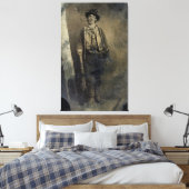 Geverifieerd portret van Billy the Kind (1880) Canvas Afdruk (Insitu (Slaapkamer))