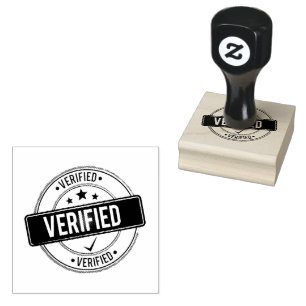 GEVERIFIEERDE Circulaire schone indruk Jet Black K Rubberstempel