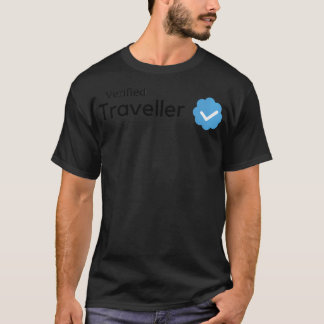 Geverifieerde reiziger t-shirt