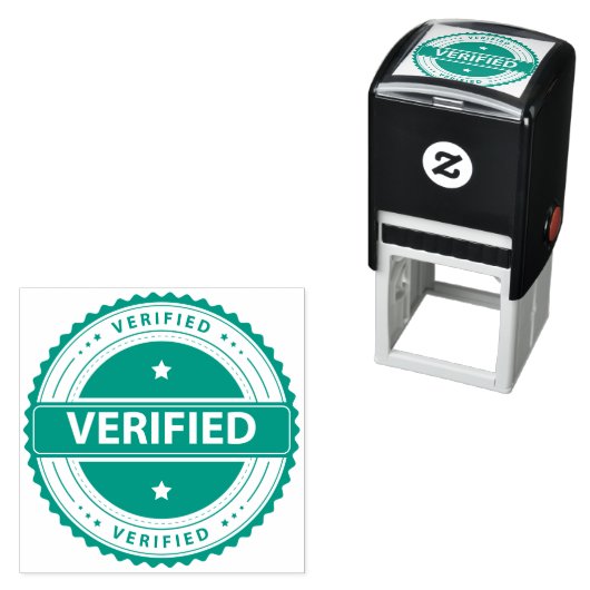 Geverifieerde zelfinkende rubberen stempel (In situ)