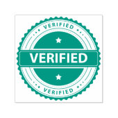 Geverifieerde Zelfinkt Rubber Stamp Zelfinktende Stempel (Design)