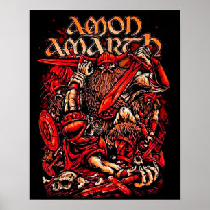 Geverminkte amon Amarth Best Gift for Fans Poster