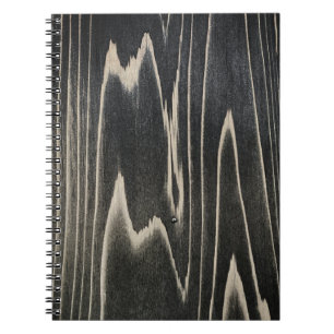 Geverouderde houtnerf minimalistisch notitieboek