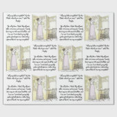Gevervulde Dames, Jane Austen Pride & Prejudice Cadeaupapier (Vlak)