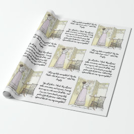 Gevervulde Dames, Jane Austen Pride & Prejudice Cadeaupapier