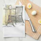 Gevervulde Dames, Jane Austen Pride & Prejudice Theedoek (Quarter Fold)