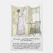 Gevervulde Dames, Jane Austen Pride & Prejudice Theedoek (Verticaal)