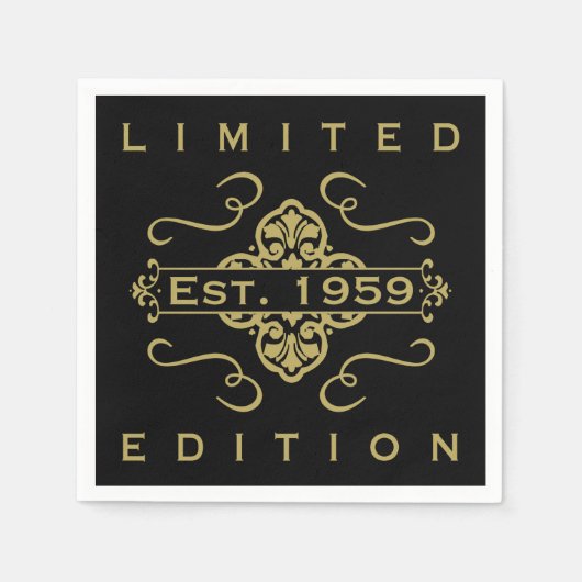 Gevestigd in 1959 servet (Voorkant)