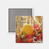 Gevestigd in rood magneet (Voorkant / Achterkant)