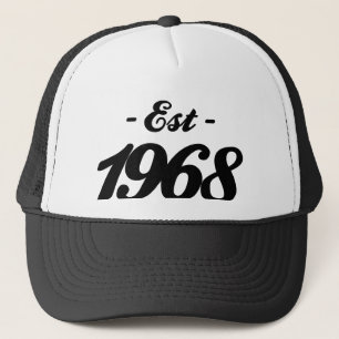 gevestigde 1968 - verjaardag trucker pet
