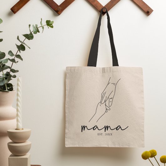 Gevestigde Mama Moderne Moeder Tote Bag