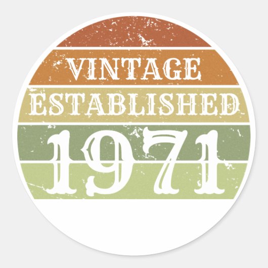 gevestigde Mannen Vrouwen met verbijstering Ronde Sticker (Voorkant)