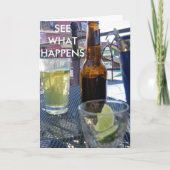 GEVIERD ZONDER JOU = TE LAAT KAART (Voorkant)