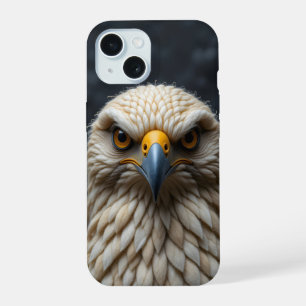 Gevilde vogelportret iPhone 15 case