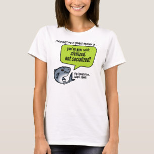 Gevirtualiseerd niet gesocialiseerd t-shirt