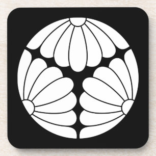 Gevisde chrysanten drankjes onderzetter