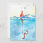 Gevist 1e Verjaardag Blue Boy O-fish-ally Kaart (Achterkant)