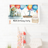 Gevist 1e verjaardag voor jongen spandoek (Insitu)