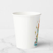 Gevist 1e verjaardagsfeest met taartversiering papieren bekers (Rechts)