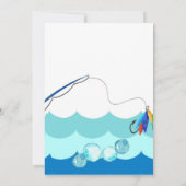 Gevist 2e Verjaardag Jongen O-vis-bondgenoot Kaart (Achterkant)