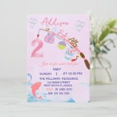 Gevist 2e verjaardag O-Fish-Ally Twee Verjaardag Kaart (Staand voorkant)