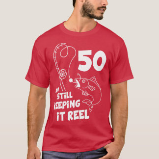 Gevist 50th Bday Fisher Verjaardagscadeau T-shirt