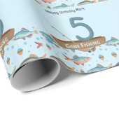 Gevist 5e verjaardag cadeaupapier (Rol Hoek)