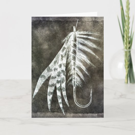 Gevist aas - Vliegende hengel Kaart (Voorkant)