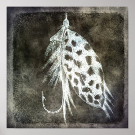 Gevist aas - Vliegende hengel Poster