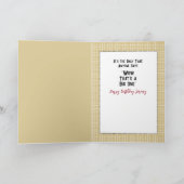 Gevist Afro-Amerikaanse Cartoon Verjaardag Kaart (Binnen)