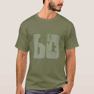 Gevist Angler 60 Birthday Green T-shirt